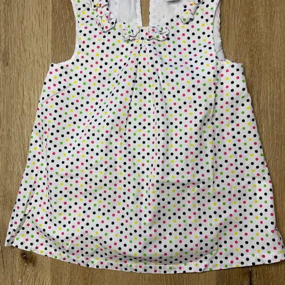 2 Girls Sleeveless Blouses. Size 24 Months - Picture 2 of 5